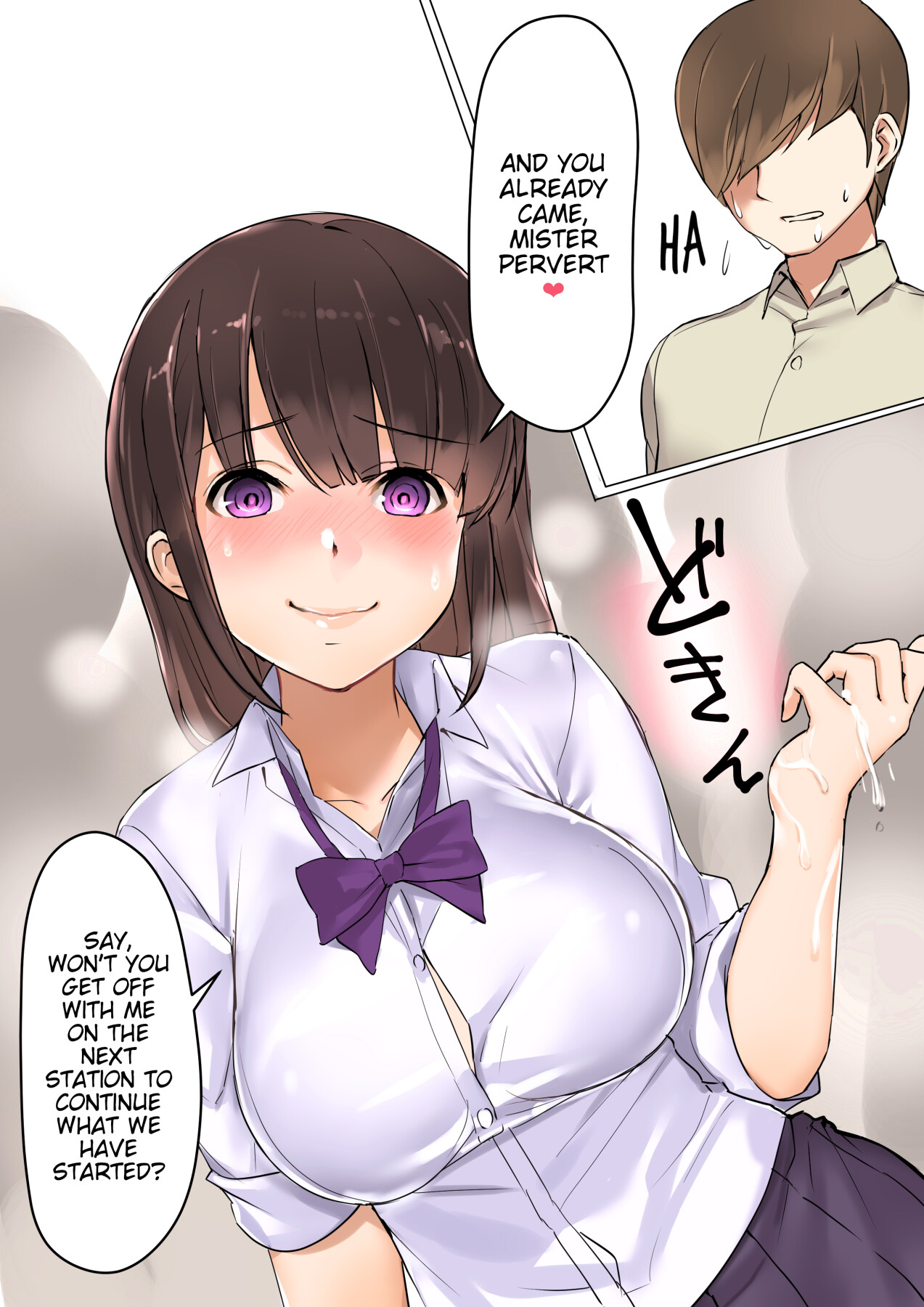 Hentai Manga Comic-After Being Reverse-Molested on a Crowded Train by a Lewd High School Girl, I Was Used Like a Sex Toy in a Love Hotel.-Read-9